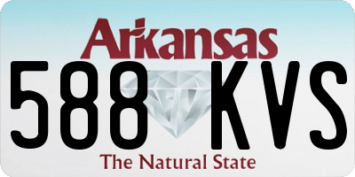 AR license plate 588KVS