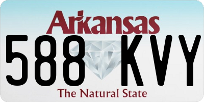 AR license plate 588KVY