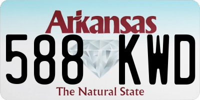 AR license plate 588KWD