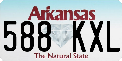 AR license plate 588KXL