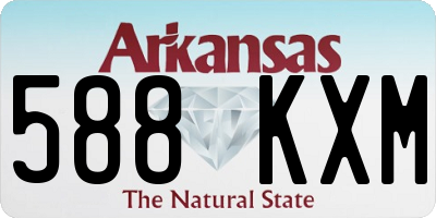 AR license plate 588KXM