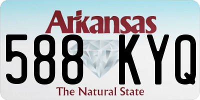 AR license plate 588KYQ