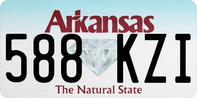 AR license plate 588KZI