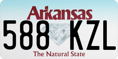 AR license plate 588KZL