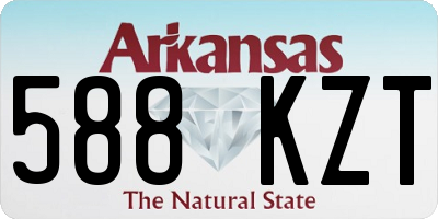 AR license plate 588KZT