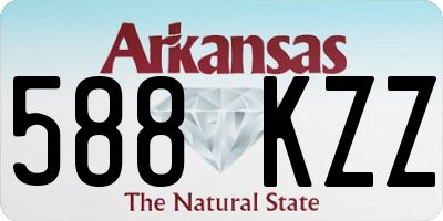AR license plate 588KZZ