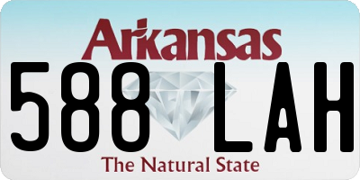 AR license plate 588LAH
