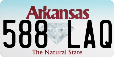 AR license plate 588LAQ