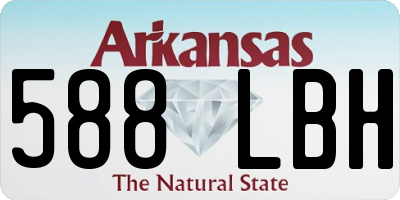 AR license plate 588LBH