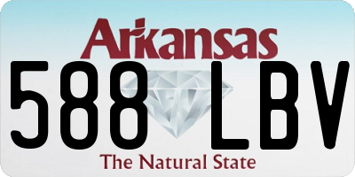 AR license plate 588LBV