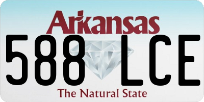 AR license plate 588LCE
