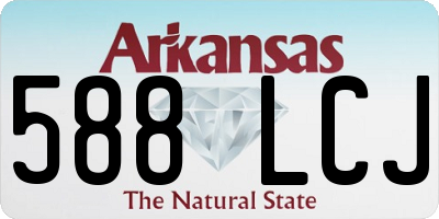 AR license plate 588LCJ
