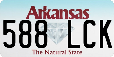 AR license plate 588LCK