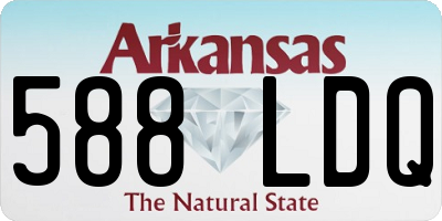 AR license plate 588LDQ