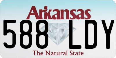 AR license plate 588LDY
