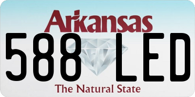 AR license plate 588LED