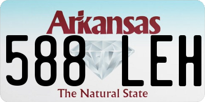 AR license plate 588LEH
