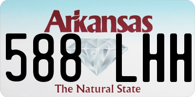AR license plate 588LHH