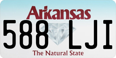 AR license plate 588LJI