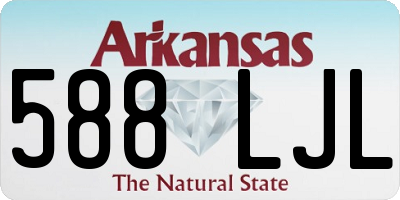 AR license plate 588LJL