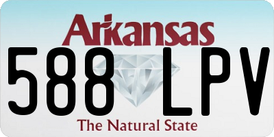 AR license plate 588LPV