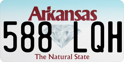 AR license plate 588LQH