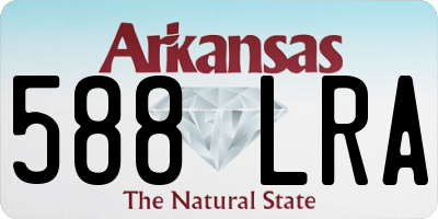 AR license plate 588LRA