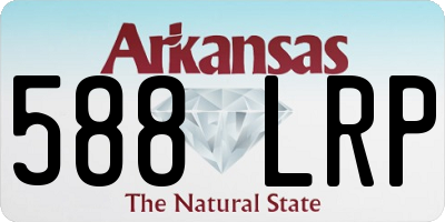 AR license plate 588LRP