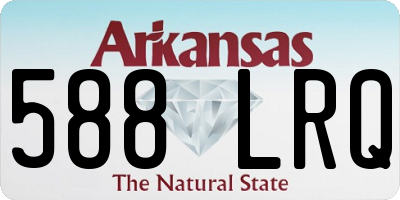 AR license plate 588LRQ
