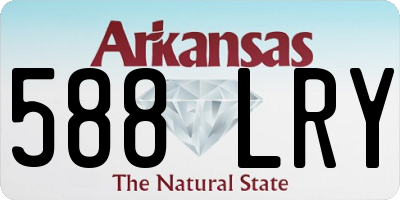 AR license plate 588LRY