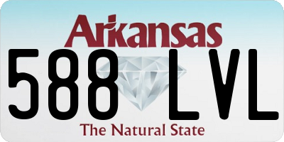 AR license plate 588LVL