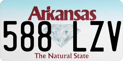 AR license plate 588LZV
