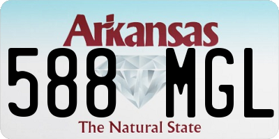 AR license plate 588MGL