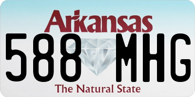 AR license plate 588MHG