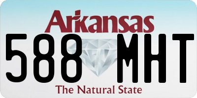 AR license plate 588MHT