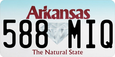 AR license plate 588MIQ