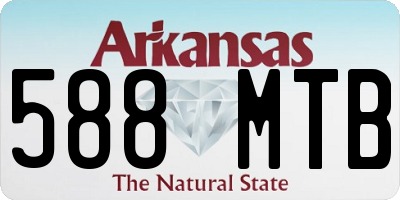AR license plate 588MTB