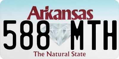 AR license plate 588MTH