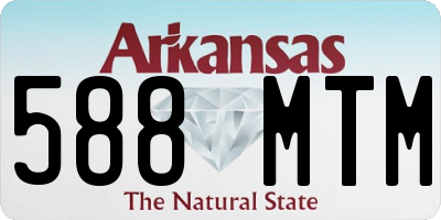 AR license plate 588MTM