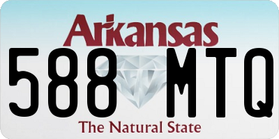 AR license plate 588MTQ