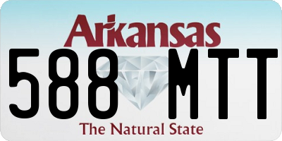AR license plate 588MTT