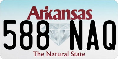 AR license plate 588NAQ