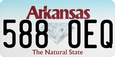 AR license plate 588OEQ