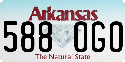 AR license plate 588OGO