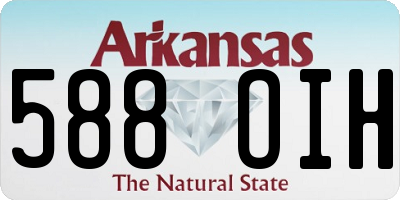 AR license plate 588OIH