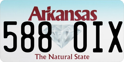 AR license plate 588OIX