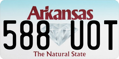 AR license plate 588UOT