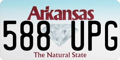 AR license plate 588UPG