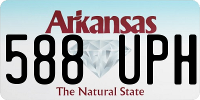 AR license plate 588UPH