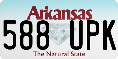 AR license plate 588UPK
